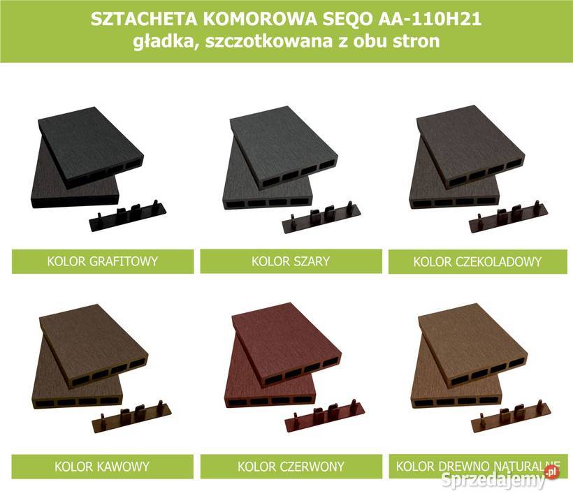 SZTACHETA KOMPOZYT KOMOROWA SEQO AA110H21 gładka wielkopolskie Ostrzeszów