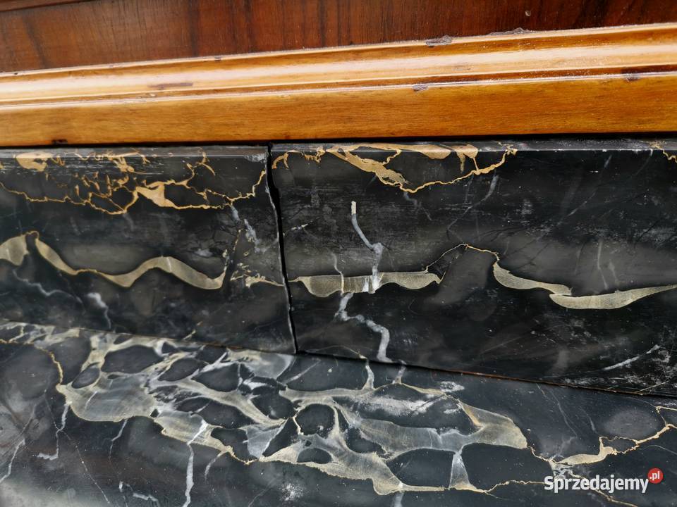 Eklektyczna włoska toaletka komoda z lustrem Wałbrzych