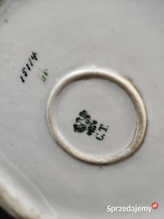 Wazon Ceramiczny Carl Tielsch łódzkie Poddębice