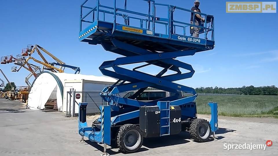 Podnośnik nożycowy spalinowy Genie GS3390 RT 4x4 Rok produkcji 2016 wielkopolskie sprzedam