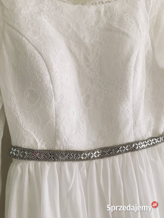 Suknia ślubna Ivory rękawy 36 38 40 42 Jelenia Góra