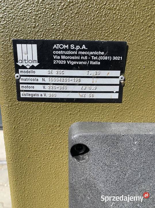 Wycinarka ATOM SE 20c prasa hydrauliczna sprzedam