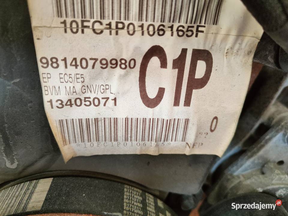 Silnik Kompletny Peugeot 301 Citroen C Elysee 16 wielkopolskie Pleszew