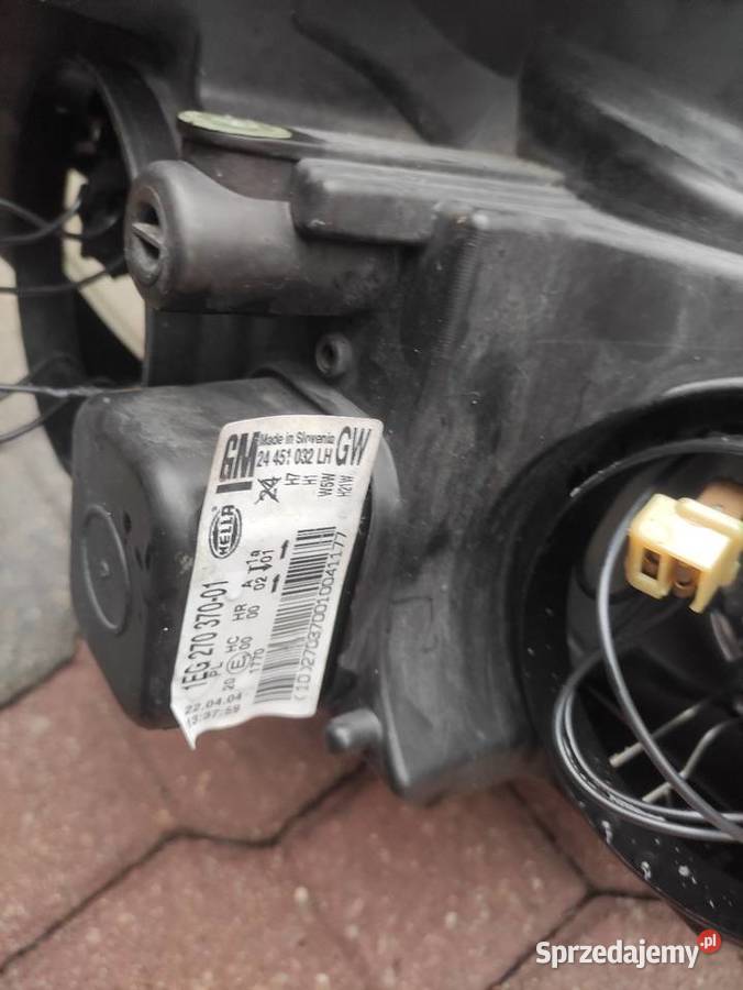 Lampy opel astra h III osobowe Świnoujście