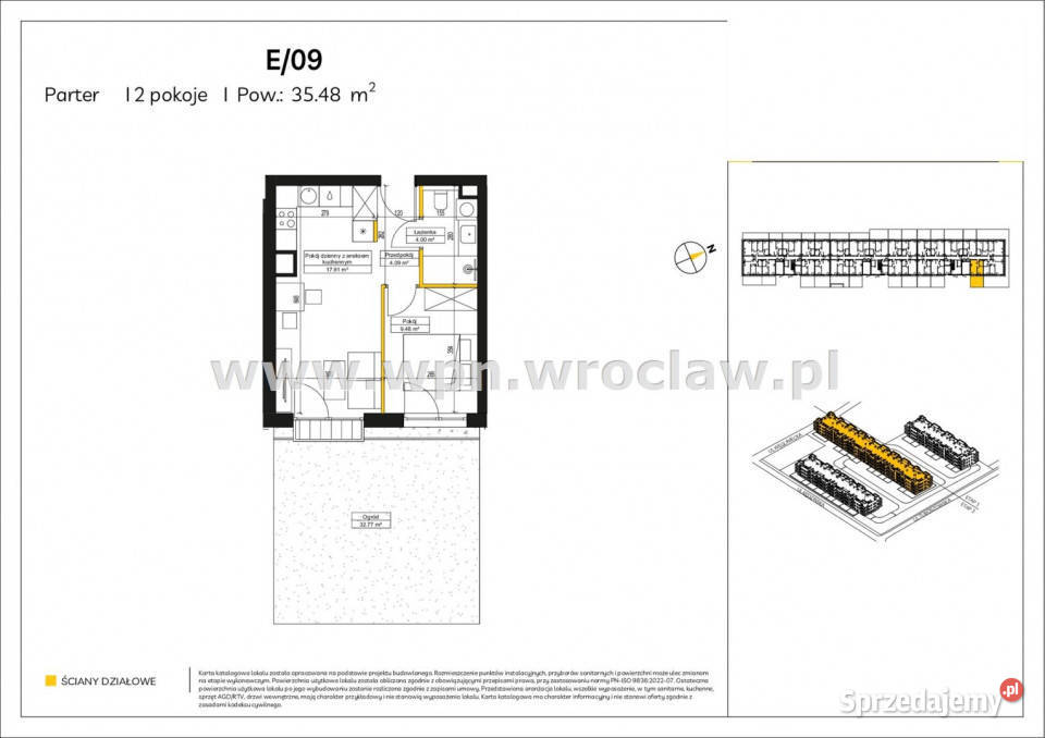 Mieszkanie Wrocław 355m2 2 pokojowe