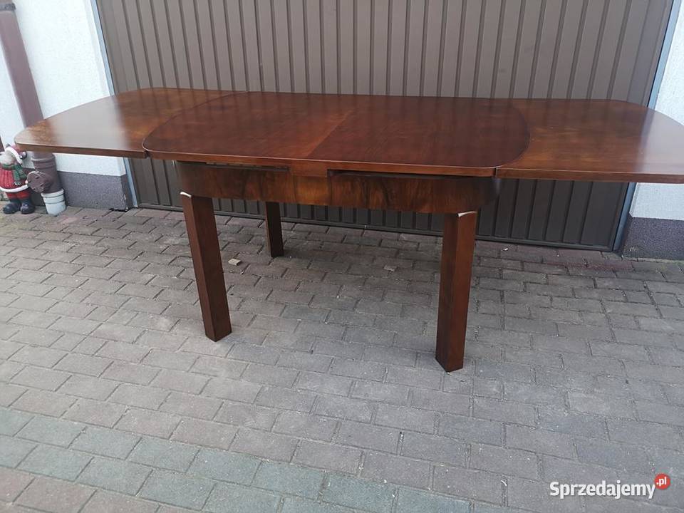 Stół ARTDECO Orzech Rozkładany Stary Antyk Swarzędz sprzedam