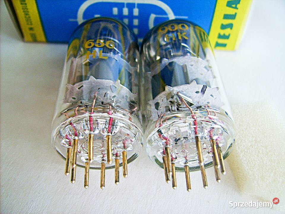 E83cc Ecc803s 12ax7 Tesla Gold Pin dobrana PARA Pozostałe Porąbka