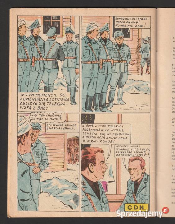 PODZIEMNY FRONT O ŻYCIE WROGA 1979 Komiksy Łódź