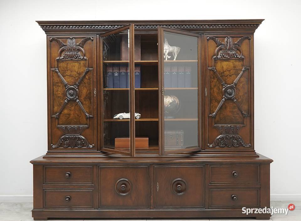 Zabytkowa biblioteka z lat 30tych w stylu wielkopolskie Jerka