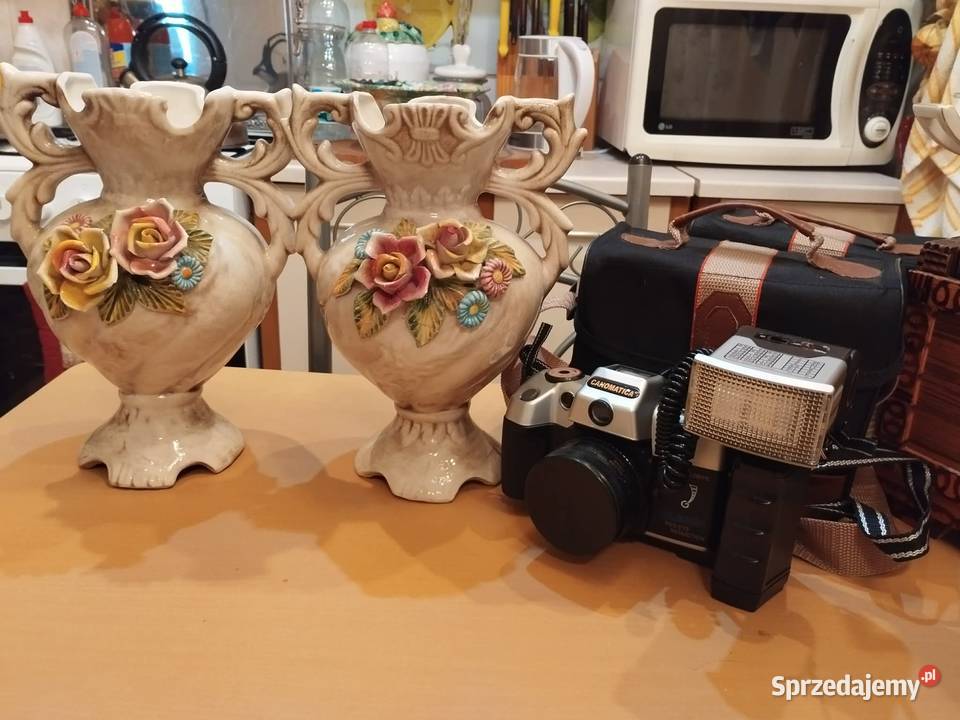 wyprzedaż różności lampka skrzynia wazon aparat Gorzów Wielkopolski