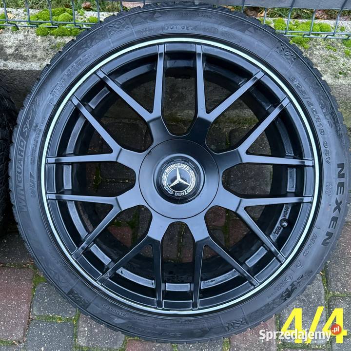 Zimowe 18 Mercedes W205 W117 felgi koła Komplet wielkopolskie Lubasz sprzedam