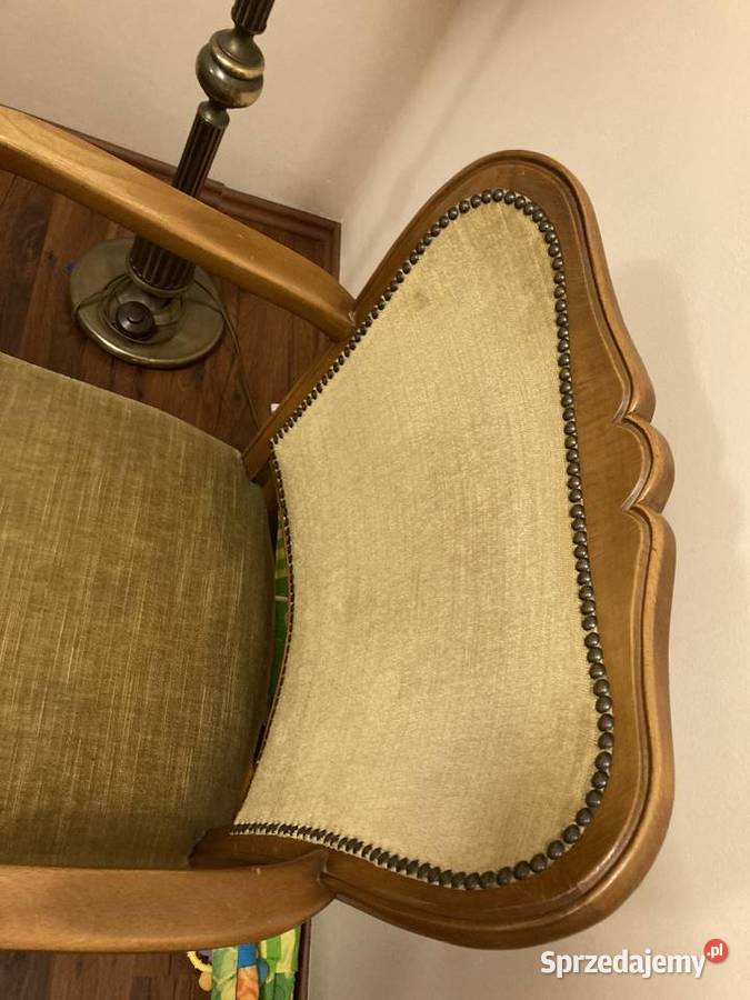 Stół stylowy z kompletem krzeseł lite drewno Meble do salonu mazowieckie Warszawa
