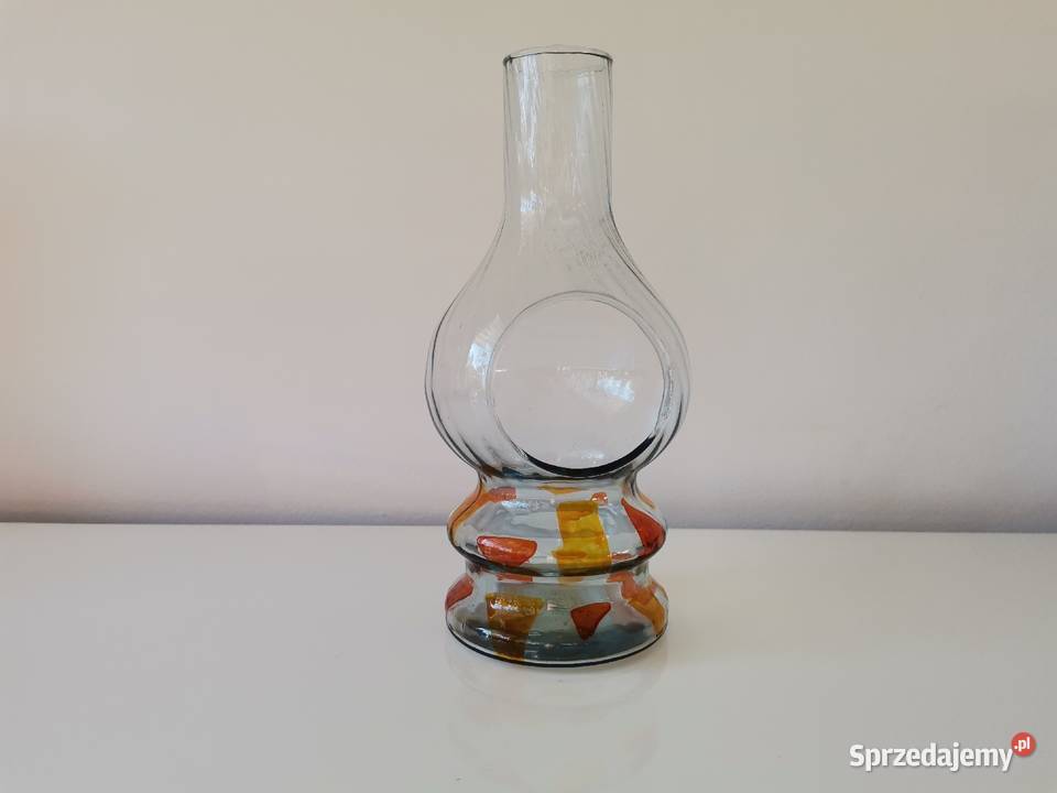 Stara szklana nieużywana lampka wodna Antyki, Sztuka, Kolekcje Katowice