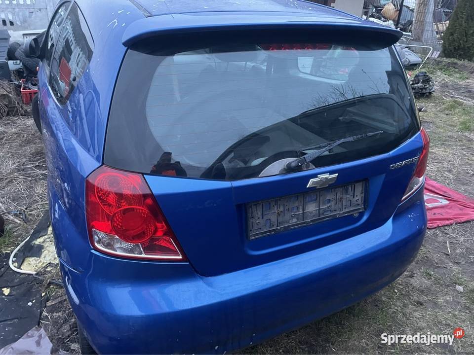 KLAPA BAGAŻNIKA 3D CHevrolet AVEO KALOS Daewoo Rutki-Kossaki
