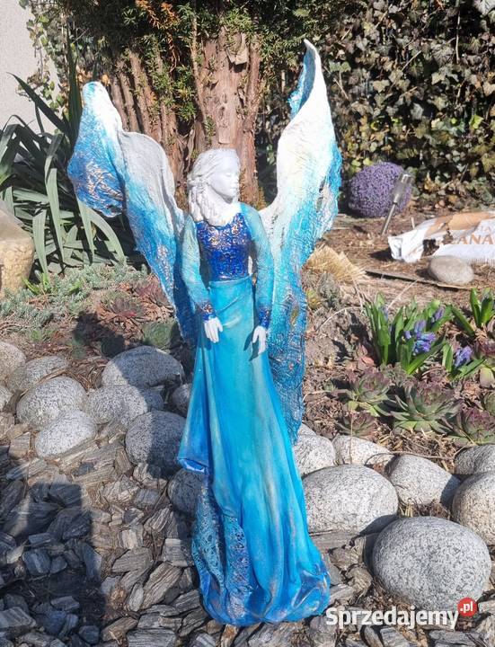 Anioł turkusowy Rękodzieło Zamość