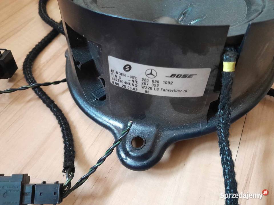 Zestaw bose subwoofer głośniki W220 Mercedes Nowe Miasto Lubawskie sprzedam