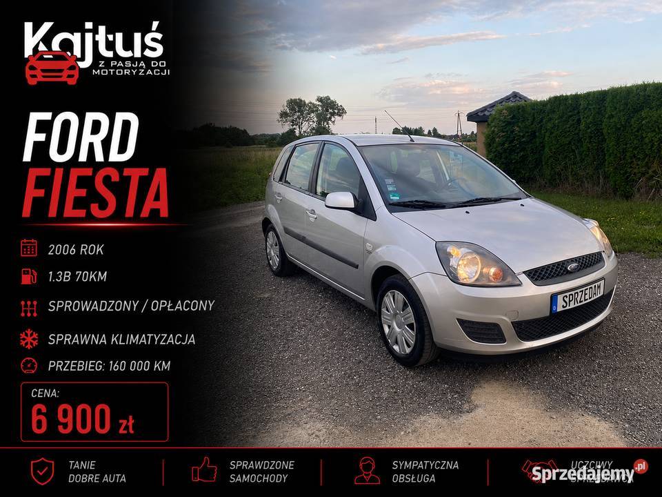 Ford Fiesta 2006R 13B ŁADNA Stan B Klima Niemcy lubelskie Zamość
