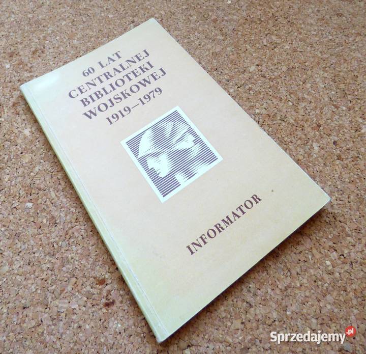 H 60 lat Centralnej Biblioteki Wojskowej Warszawa sprzedam