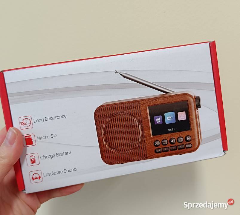 Radio kuchenne przenośne małe 3w1 radio głośnik