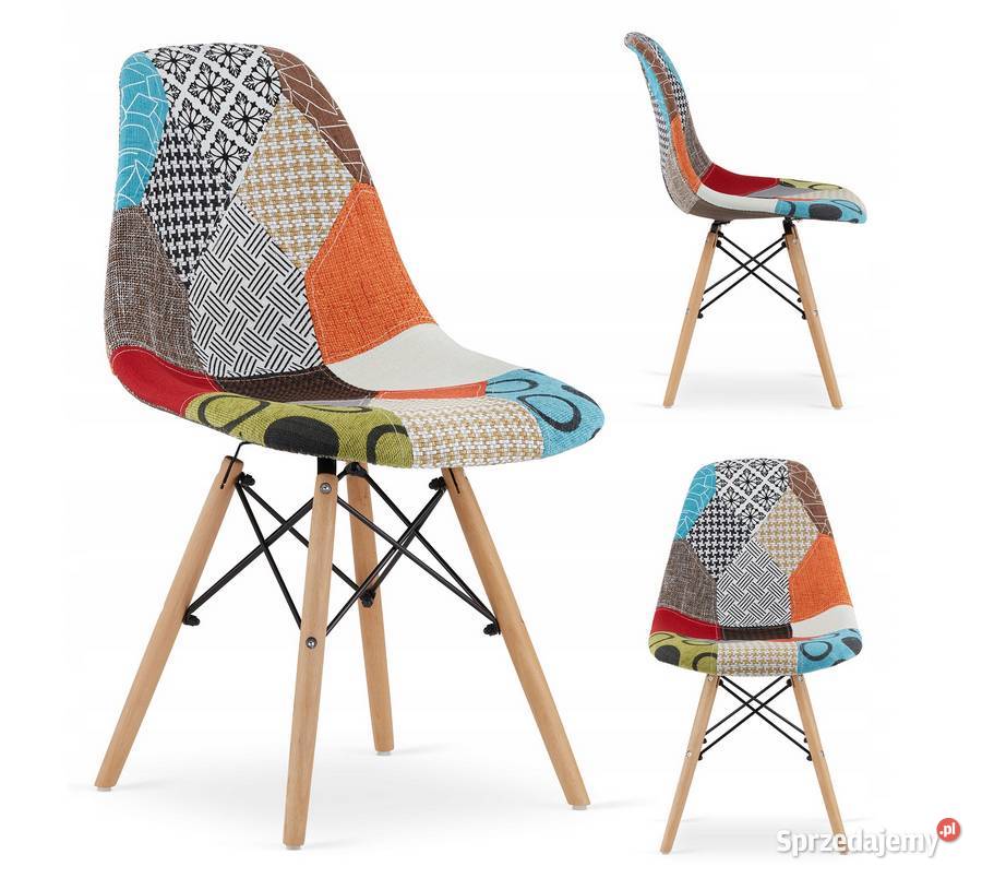 Krzesło Patchwork DSW salon kuchnia jadalnia ścienny Choroszcz
