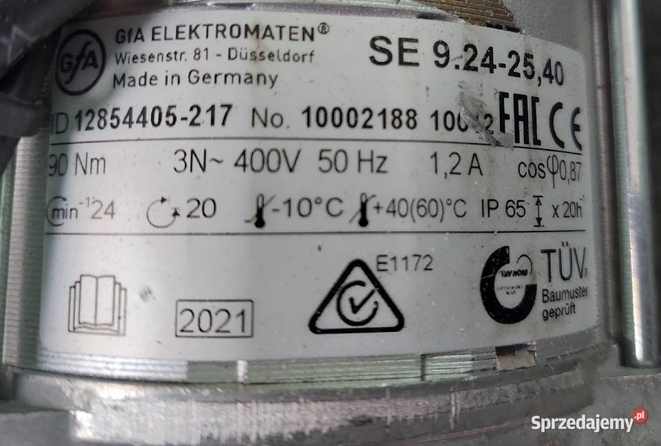 Zestaw centrala sterująca napęd GfA do bramy Chorzów