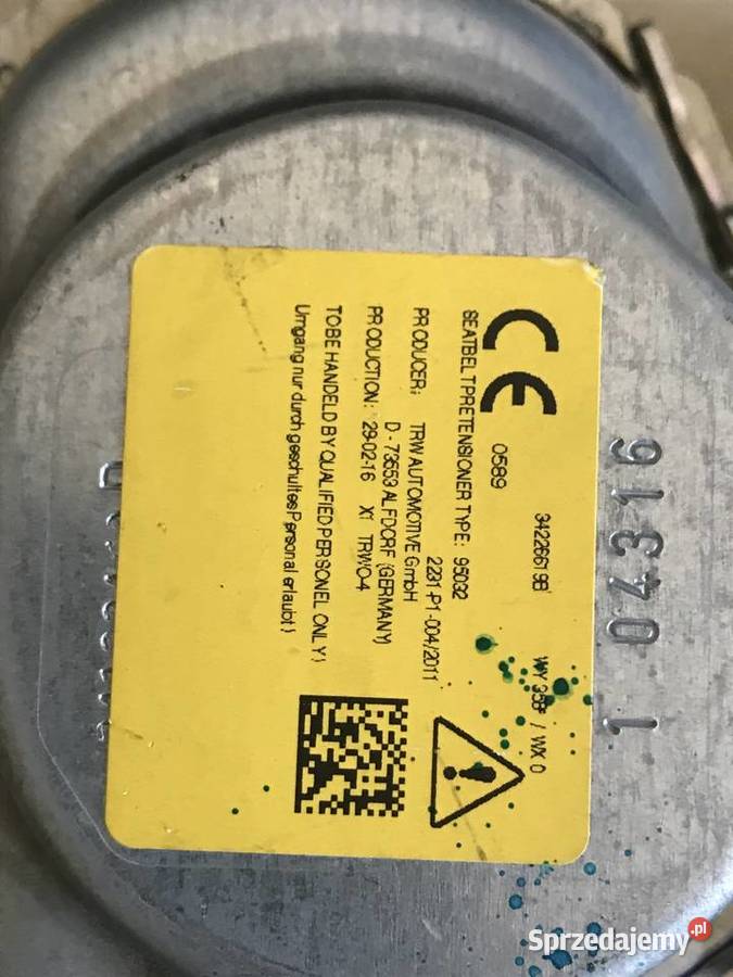 PAS BEZPIECZEŃSTWA PRZÓD LEWY PRAWY TRAFIC III