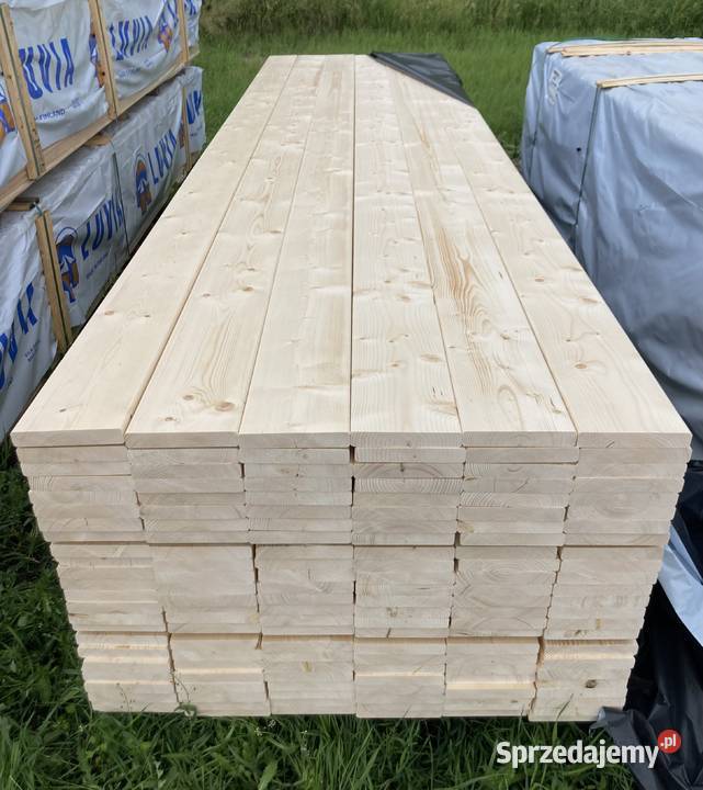 Deska 28x170mm sucha strugana świerk Drewno konstrukcyjne Czarnowo