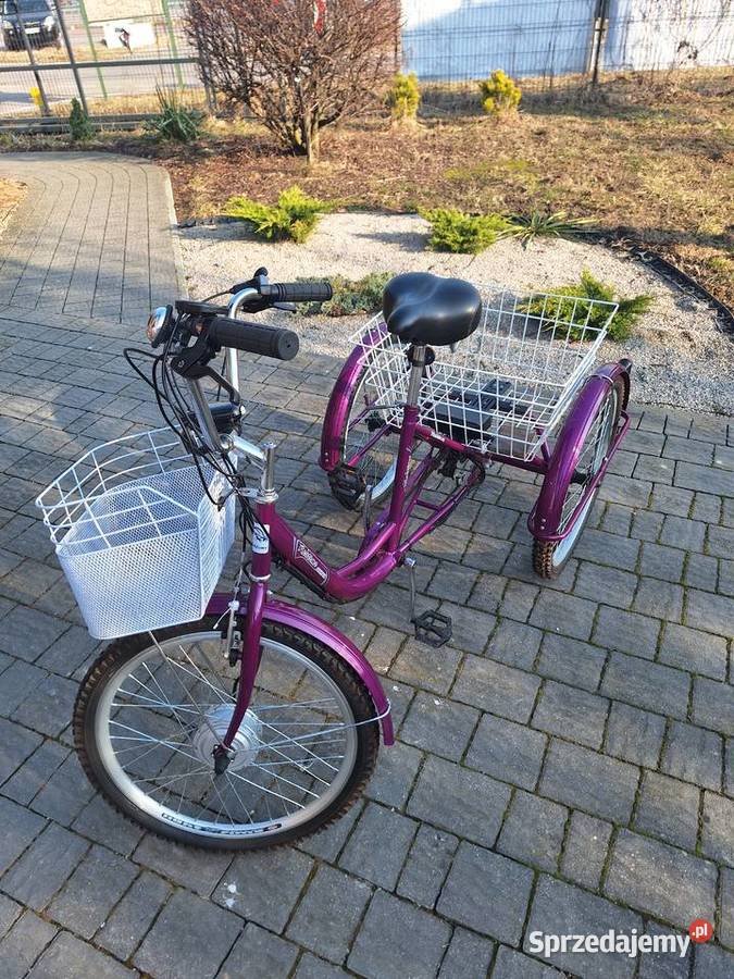 Rower elektryczny trójkołowy Rehtime Lublin sprzedam