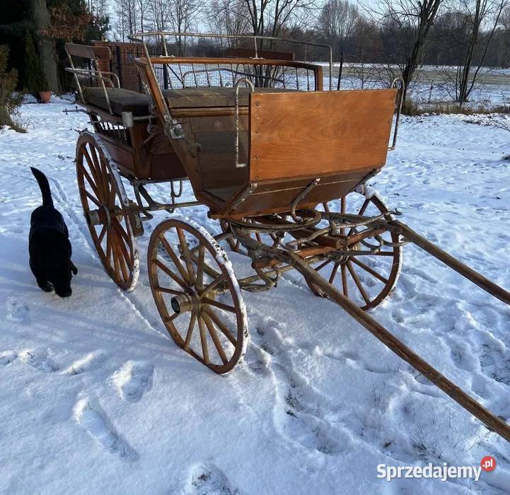 Stara dorożka wóz konny przełom XIXXX w Pozostałe mazowieckie Węgrów