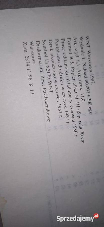 Basic wszystkich WNT 1987 polski kolekcjonerski Łęczyca sprzedam