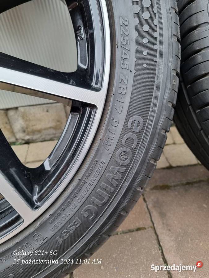 Alufelgi Alutec 17 z oponami Kumho 2254517 Sochaczew