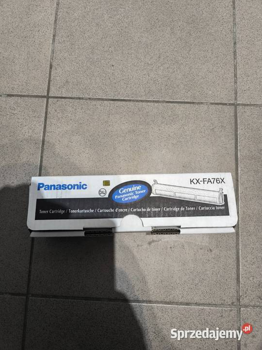 TONER PANASONIC KXFA76X Oryginalny Czarny black zachodniopomorskie Kamień Pomorski