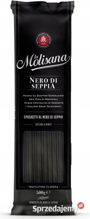 Makaron czarny spaghetti Nero di Seppia 500g Świdnica sprzedam