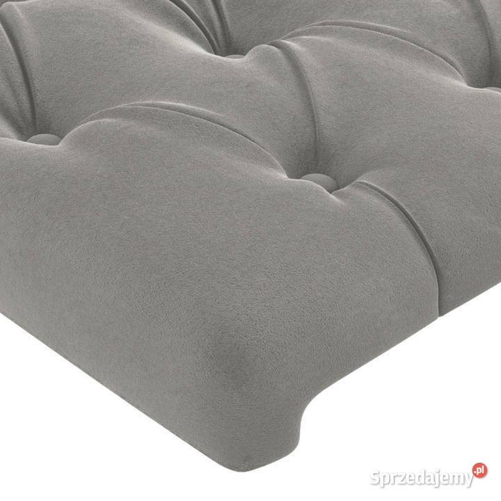 Zagłówek do łóżka z LED jasnoszary 103x16x118128 Warszawa sprzedam