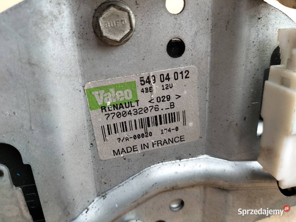 SCENIC RX4 54904012 MECHANIZM SILNICZEK RAMIĘ osobowe Kamień-Kolonia
