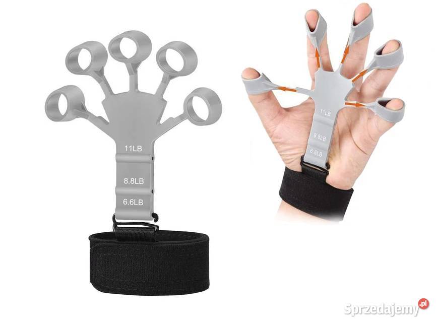 Finger Gripper sprzęt do ćwiczenia rąk | Szary