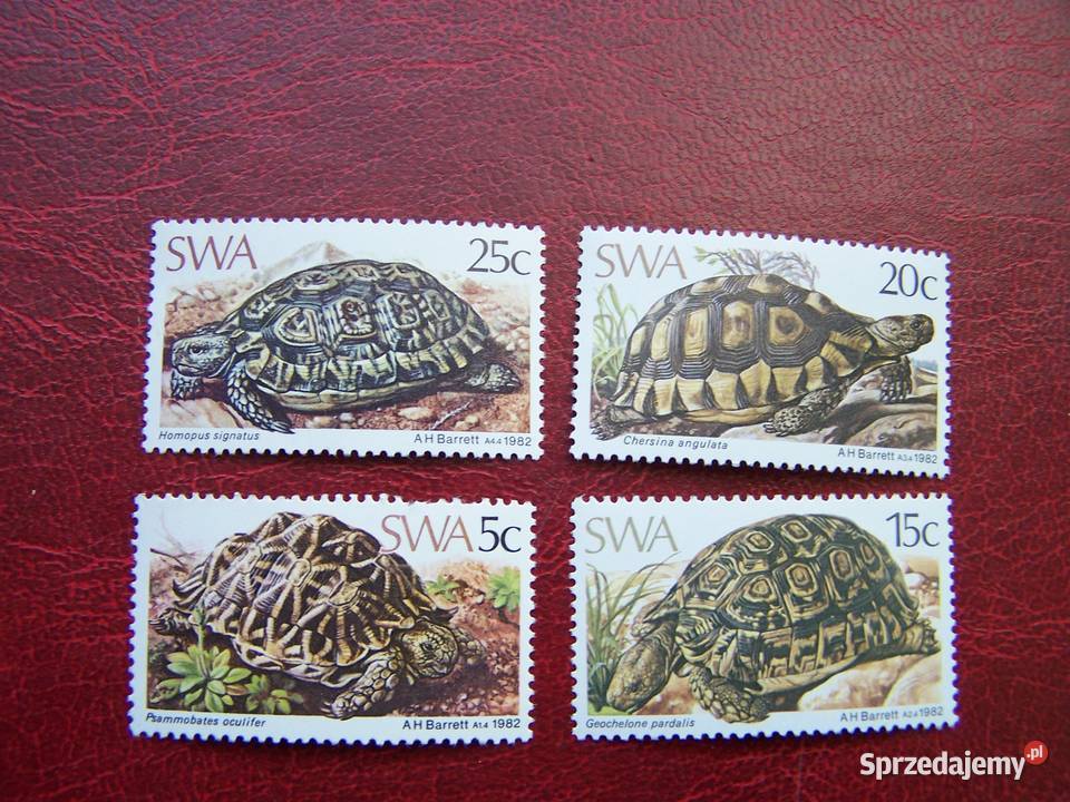 SWA 1982 MNH Mi 51619 Fauna Żółwie Tychy
