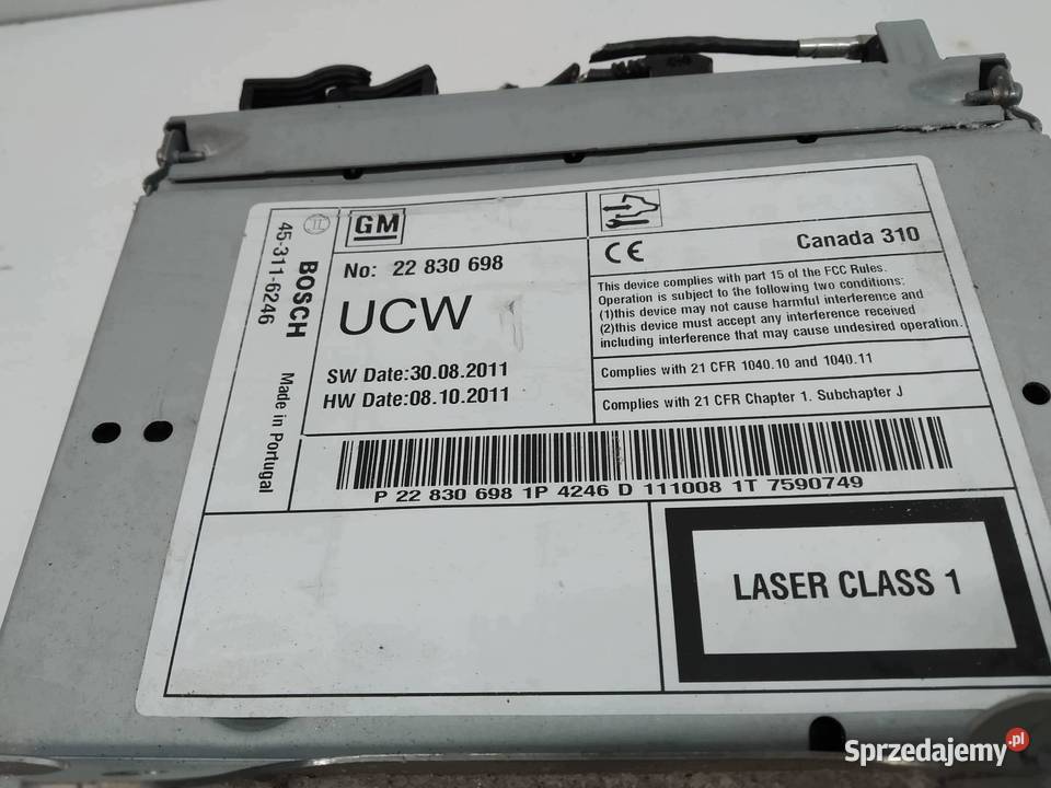 RADIO 22830698 Opel Insignia I 20082017 A świętokrzyskie sprzedam