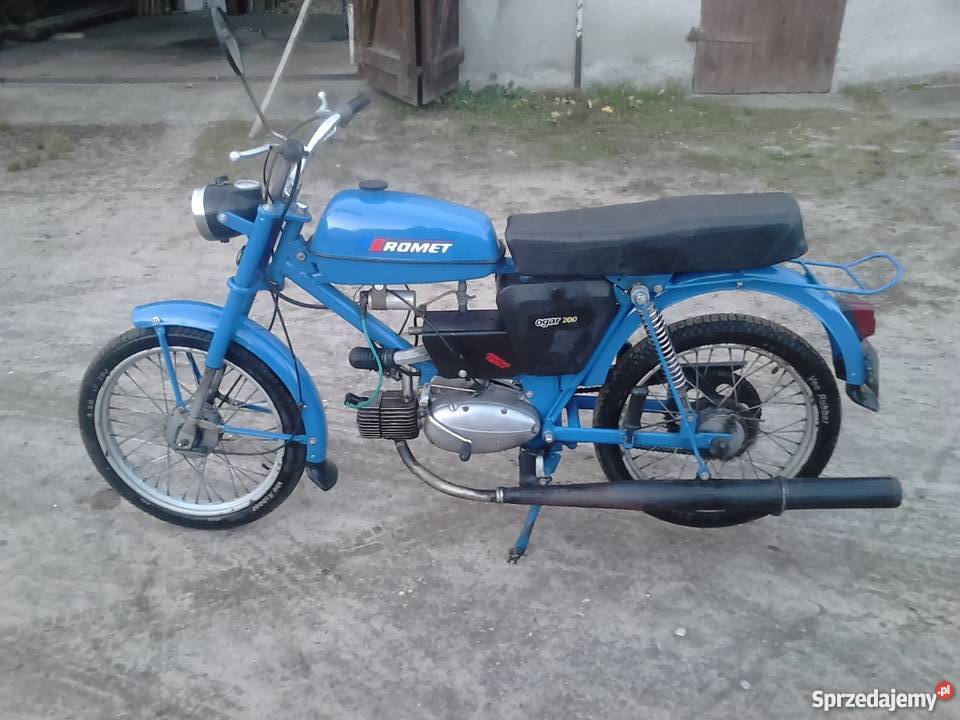 Romet Ogar 200 niebieski
