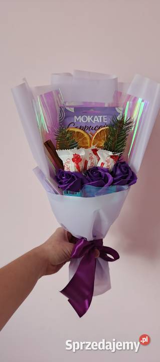 Świąteczny bukiet prezentowy cappuccino Wrocław