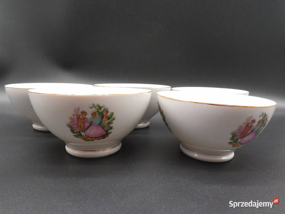 Porcelanowe miseczki salaterki Miłość Wiedeńska Porcelana i szkło Raszków