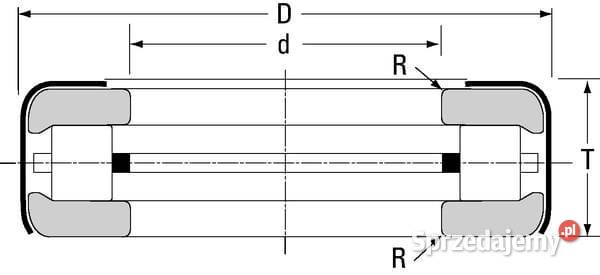 Łożysko wałeczkowostożkowe oporowe T113 Do maszyn uprawowych Kamionna sprzedam