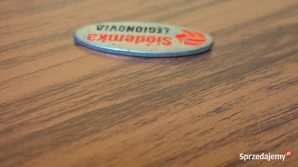 Siódemka Legionovia odznaka pin znaczek klubu Legionowo sprzedam