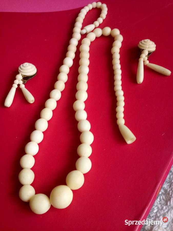 3 korale i klipsy śląskie Cieszyn sprzedam