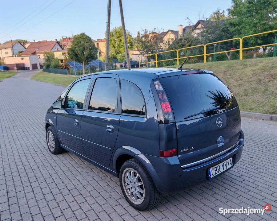Opel Meriva A Lift 16 MPI 105 2009r Klimatyzacja benzyna Brodnica