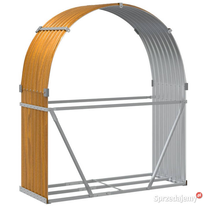 Stojak na drewno jasny brąz 120x45x140 stal mazowieckie Warszawa