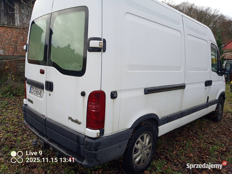 Renault Master 2003r ważne opłaty 2500cm3 zachodniopomorskie Szczecin
