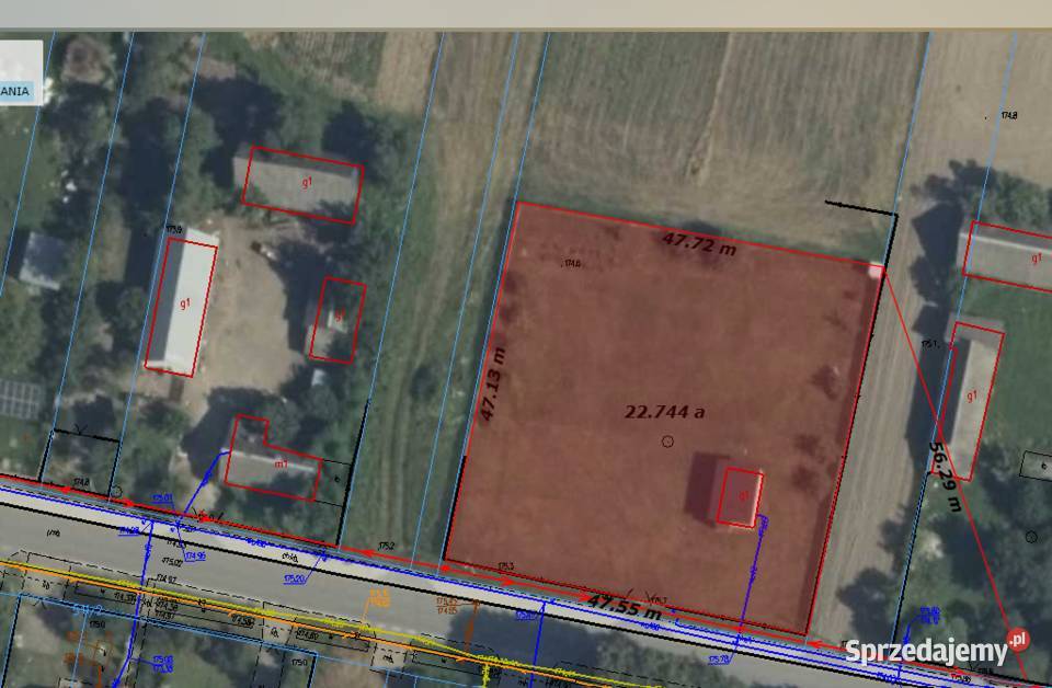 SPRZEDAM POSIADŁOŚĆ 621 HA MODRZEJOWICE GM budowlana