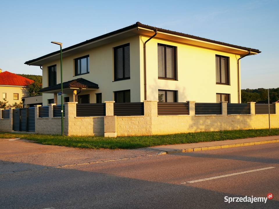 Nowoczesne ogrodzenie aluminiowe ALUBRAM Dom i Ogród małopolskie Nowy Sącz