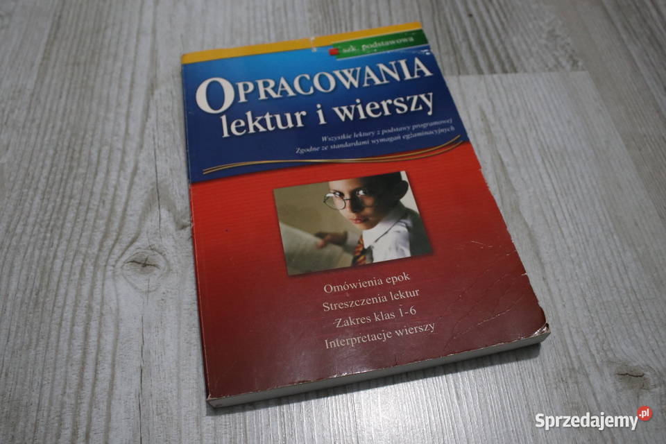 Opracowania lektur i wierszy szkoła podstawowa miękka Wrocław sprzedam